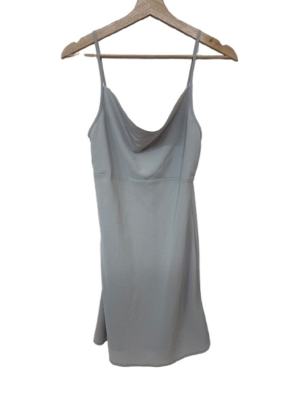 Forever 21 Light Gray Satin Dress